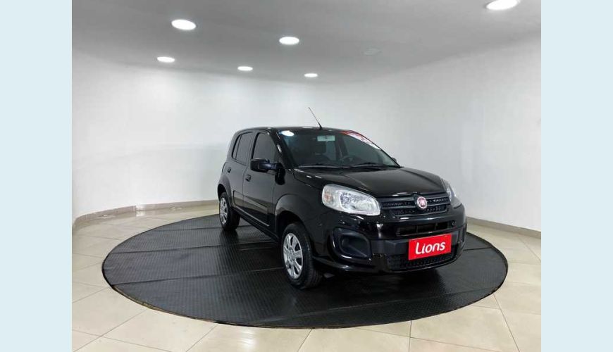 FIAT UNO ATTRACTIVE 1.0 8V FLEX 4P - PRETO - 2020 Foto 8 (Grande)