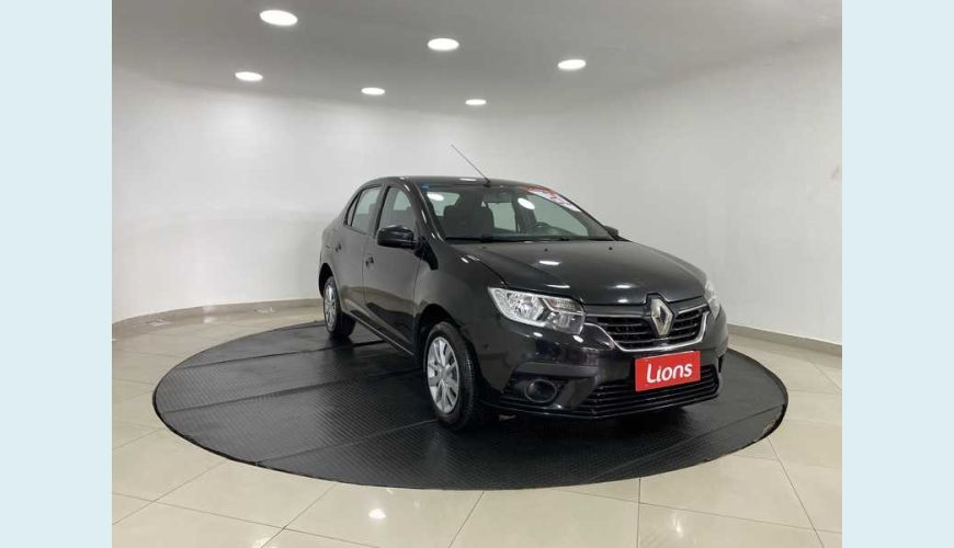 RENAULT LOGAN ZEN 1.0 12V SCE FLEX - PRETO - 2020 Foto 8 (Grande)