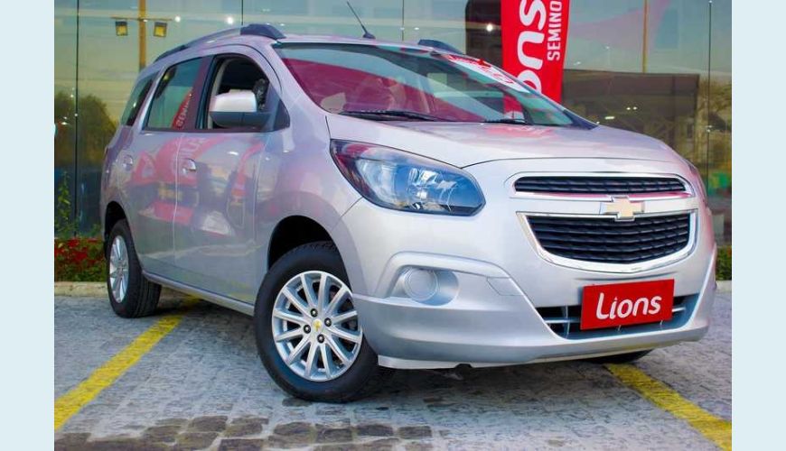 CHEVROLET SPIN LT 5S 1.8 AUT. FLEX - PRATA - 2016 Foto 8 (Grande)