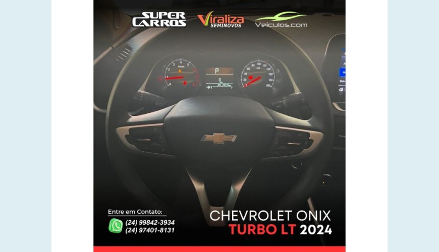 CHEVROLET ONIX - BRANCO - 2024 Foto 8 (Grande)