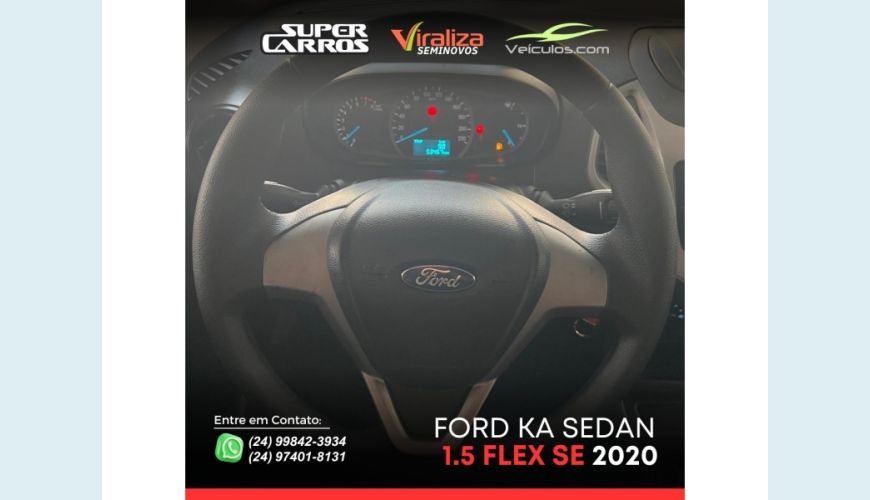 FORD KA - BRANCO - 2020 Foto 8 (Grande)