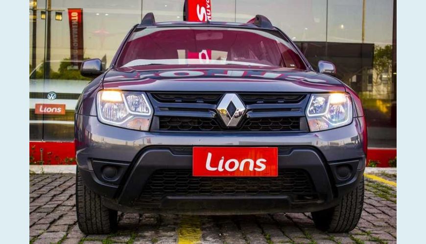 RENAULT DUSTER 1.6 16V EXPRESSION (FLEX) - CINZA - 2018 Foto 8 (Grande)