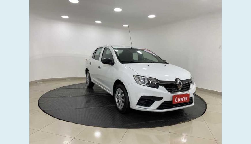 RENAULT LOGAN ZEN 1.0 12V SCE FLEX - BRANCO - 2020 Foto 8 (Grande)