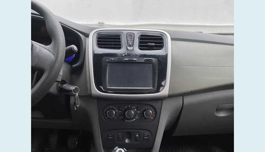 RENAULT LOGAN EXPRESSION 1.0 12V SCE (FLEX) - BRANCO - 2018 Foto 8 (Grande)