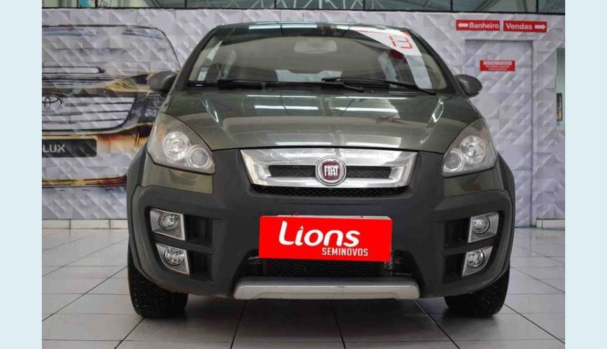 FIAT IDEA ADVENTURE 1.8 16V E.TORQ (FLEX) - VERDE - 2013 Foto 8 (Grande)