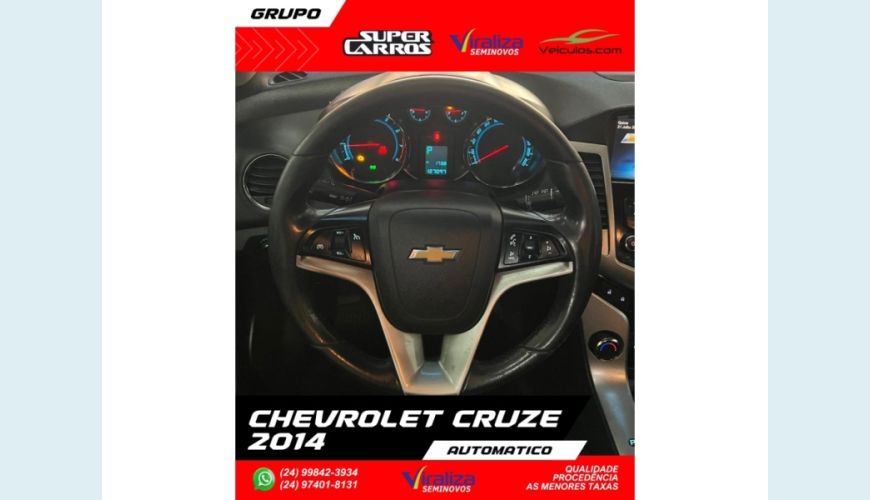 CHEVROLET CRUZE - PRETO - 2014 Foto 8 (Grande)