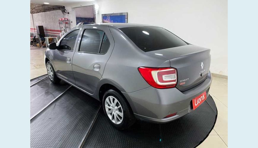 RENAULT LOGAN LIFE 1.0 12V SCE (FLEX) - CINZA - 2021 Foto 8 (Grande)