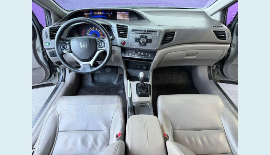 HONDA CIVIC - CINZA - 2012 Foto 8 (Grande)