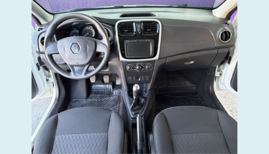 RENAULT SANDERO FLEX MANUAL 4P - BRANCO - 2020 Foto 8 (Grande)
