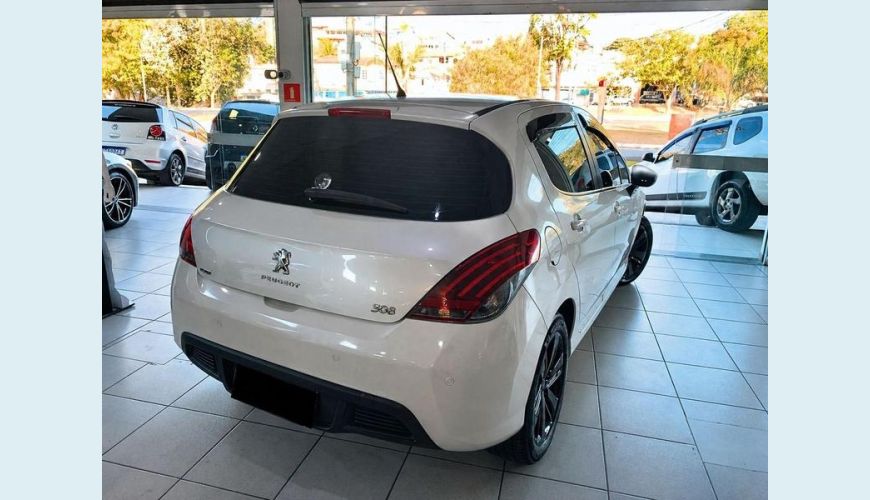 PEUGEOT 308 ACTIVE 1.6 16V FLEX MANUAL 4P - BRANCO - 2016 Foto 8 (Grande)