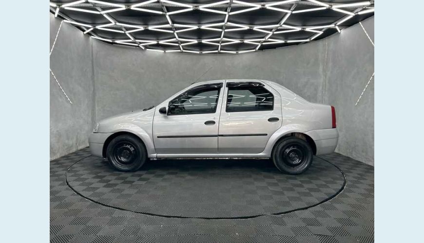 RENAULT LOGAN EXPRESSION 1.6 8V FLEX MANUAL 4P - PRATA - 2009 Foto 8 (Grande)
