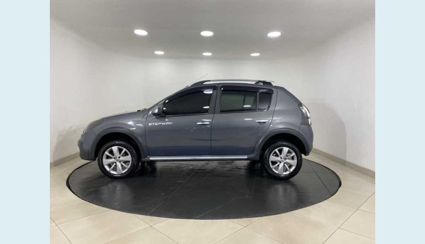 RENAULT SANDERO STEPWAY 1.6 16V FLEX MANUAL 4P - CINZA - 2012 Foto 8 (Grande)