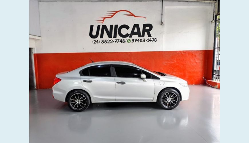 HONDA CIVIC FLEX MANUAL 4P - PRATA - 2014 Foto 8 (Grande)
