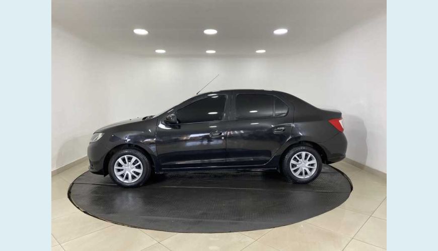 RENAULT LOGAN AUTHENTIQUE 1.0 12V FLEX MANUAL 4P - PRETO - 2019 Foto 8 (Grande)