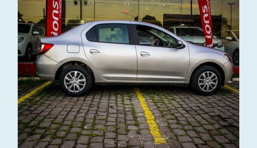 RENAULT LOGAN EXPRESSION 1.6 16V FLEX MANUAL 4P - PRATA - 2018 Foto 8 (Grande)
