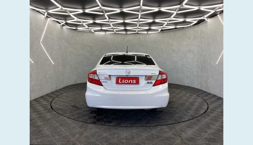 HONDA CIVIC EXR 2.0 I-VTEC FLEX AUT. 4P - BRANCO - 2014 Foto 8 (Grande)