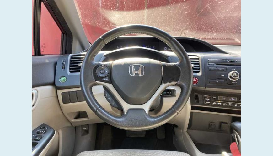 HONDA CIVIC NEW LXS 1.8 16V I-VTEC FLEX AUT. 4P - CINZA - 2013 Foto 8 (Grande)