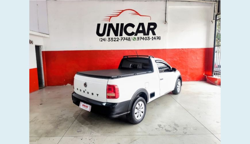 VOLKSWAGEN SAVEIRO FLEX MANUAL 2P - BRANCO - 2017 Foto 8 (Grande)
