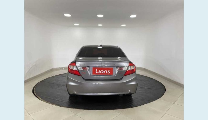 HONDA CIVIC NEW LXR 2.0 I-VTEC FLEX AUT. 4P - CINZA - 2014 Foto 8 (Grande)