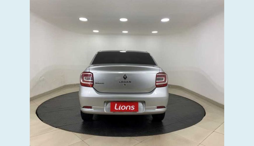 RENAULT LOGAN AUTHENTIQUE 1.0 12V FLEX MANUAL 4P - PRATA - 2018 Foto 8 (Grande)
