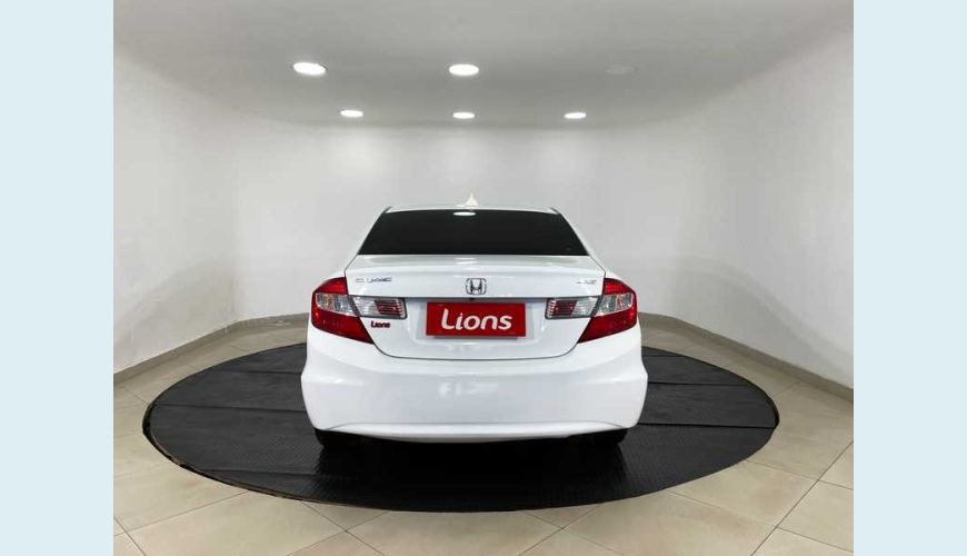 HONDA HONDA CIVIC NEW LXS 1.8 16V I-VTEC FLEX AUT. 4P - BRANCO - 2014 Foto 8 (Grande)