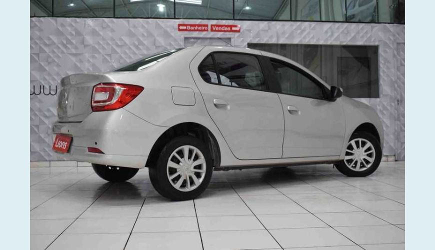 RENAULT LOGAN EXPRESSION 1.6 16V SCE FLEX MANUAL 4P - PRATA - 2018 Foto 8 (Grande)