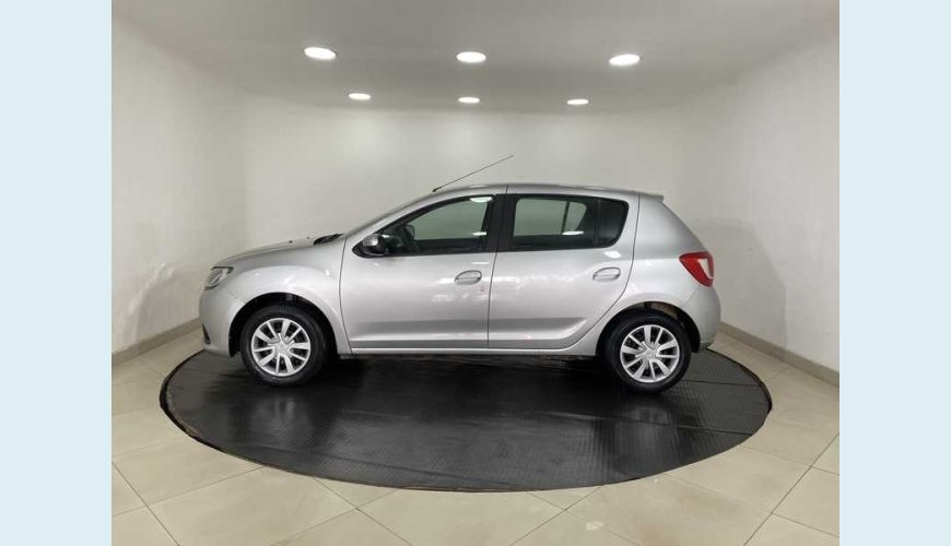 RENAULT RENAULT SANDERO AUTHENTIQUE 1.0 12V FLEX MANUAL 4P - PRATA - 2019 Foto 8 (Grande)