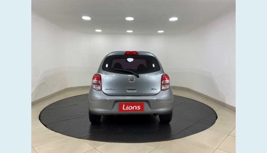NISSAN MARCH S 1.6 16V FLEX MANUAL 4P - CINZA - 2013 Foto 8 (Grande)