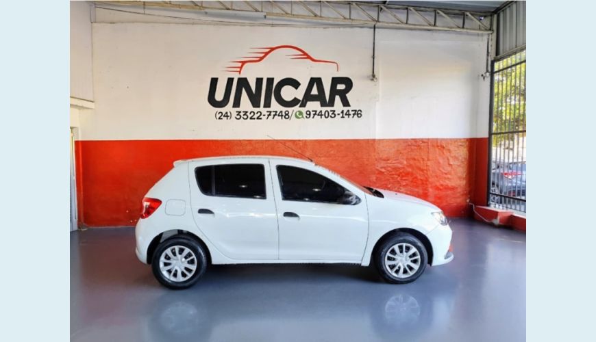 RENAULT SANDERO FLEX MANUAL 4P - BRANCO - 2020 Foto 8 (Grande)