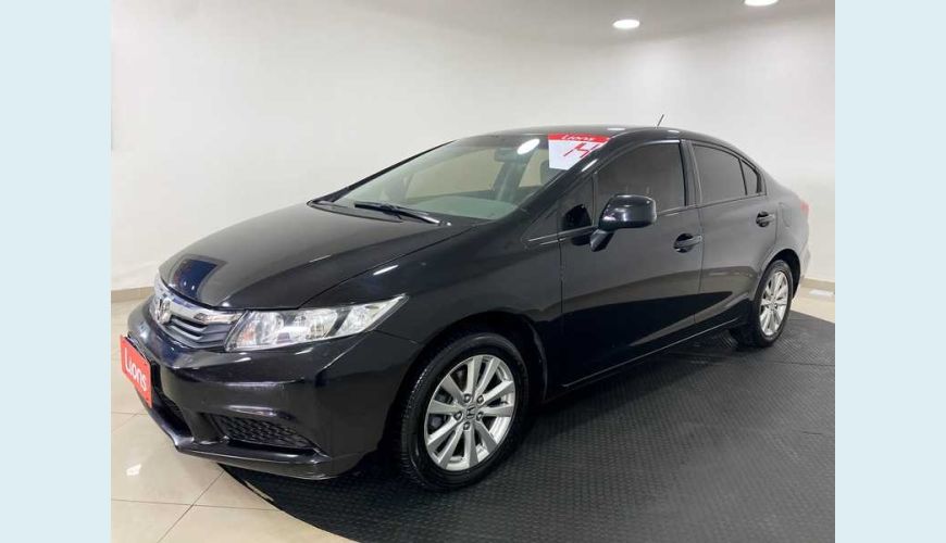 HONDA CIVIC LXS 1.8 16V I-VTEC FLEX MANUAL 4P - PRETO - 2014 Foto 8 (Grande)