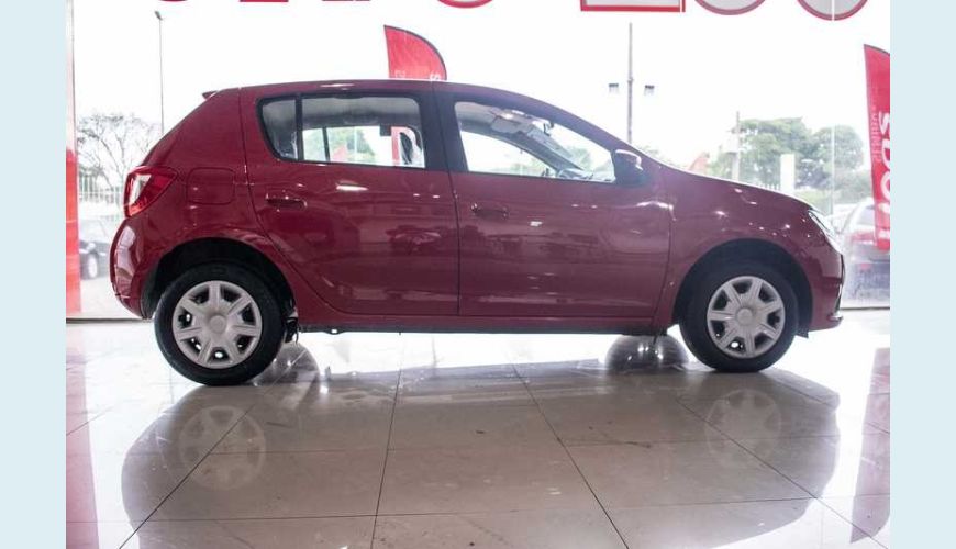 RENAULT SANDERO AUTHENTIQUE 1.0 12V FLEX MANUAL 4P - VERMELHO - 2018 Foto 8 (Grande)