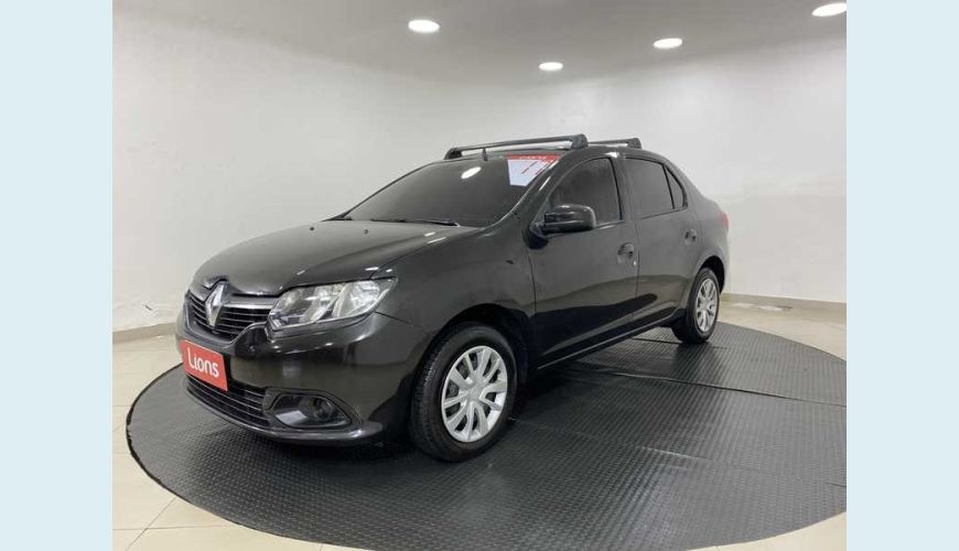 RENAULT LOGAN EXPRESSION 1.6 16V FLEX MANUAL 4P - PRETO - 2017 Foto 8 (Grande)