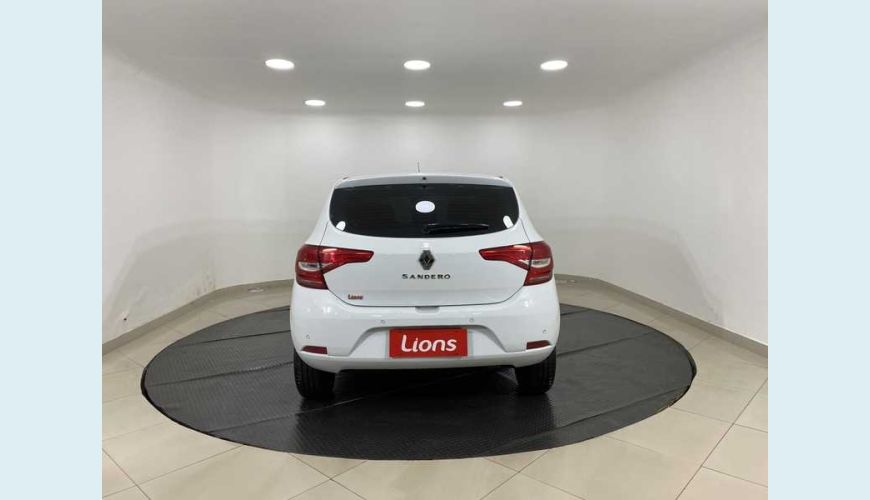 RENAULT SANDERO ZEN 1.0 12V FLEX AUT. 4P - BRANCO - 2020 Foto 8 (Grande)
