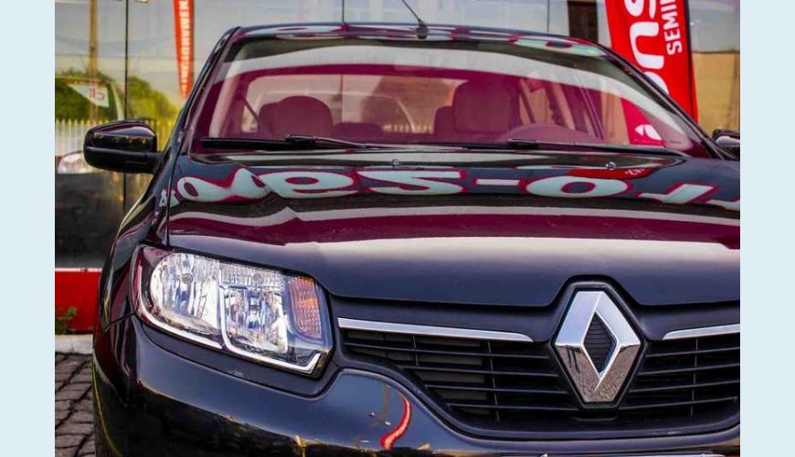 RENAULT LOGAN AUTHENTIQUE 1.0 12V FLEX MANUAL 4P - PRETO - 2018 Foto 8 (Grande)