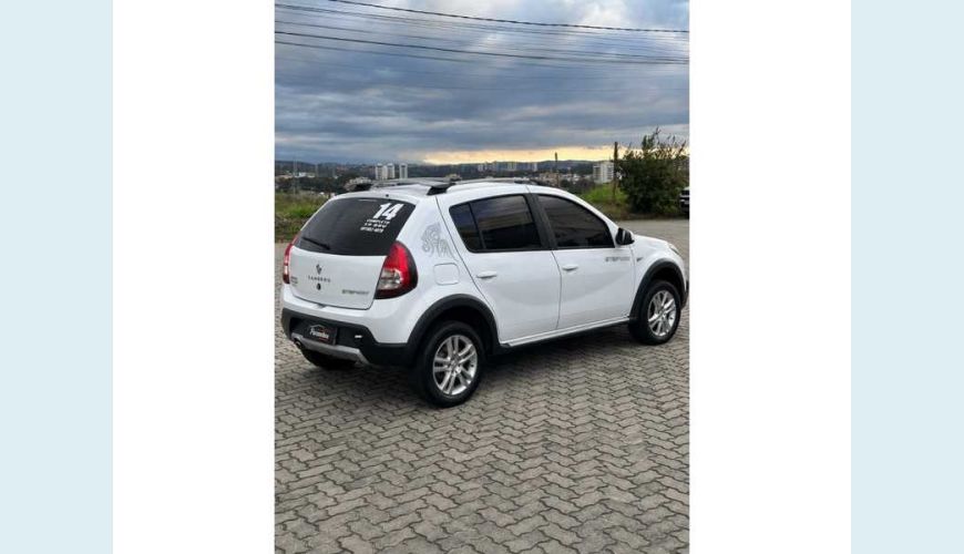 RENAULT SANDERO STEPWAY 1.6 8V FLEX MANUAL 4P - BRANCO - 2014 Foto 8 (Grande)