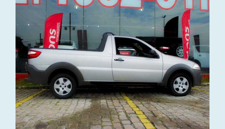 FIAT STRADA HARD WORKING CS 1.4 FLEX MANUAL 2P - PRATA - 2018 Foto 8 (Grande)