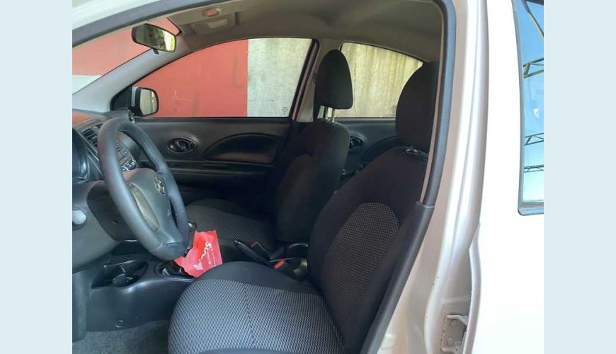 NISSAN MARCH S 1.0 12V FLEX MANUAL 4P - BRANCO - 2019 Foto 8 (Grande)