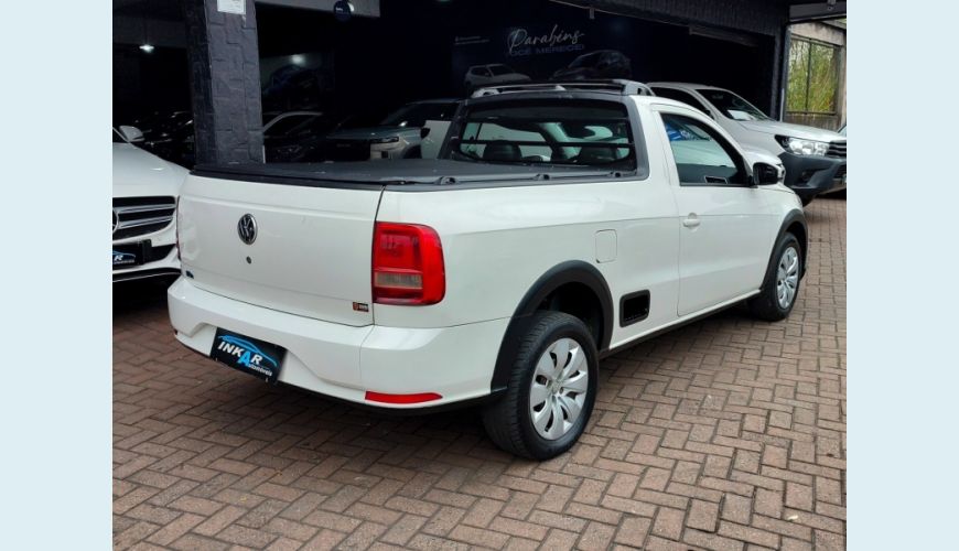 VOLKSWAGEN SAVEIRO FLEX MANUAL 4P - BRANCO - 2018 Foto 8 (Grande)