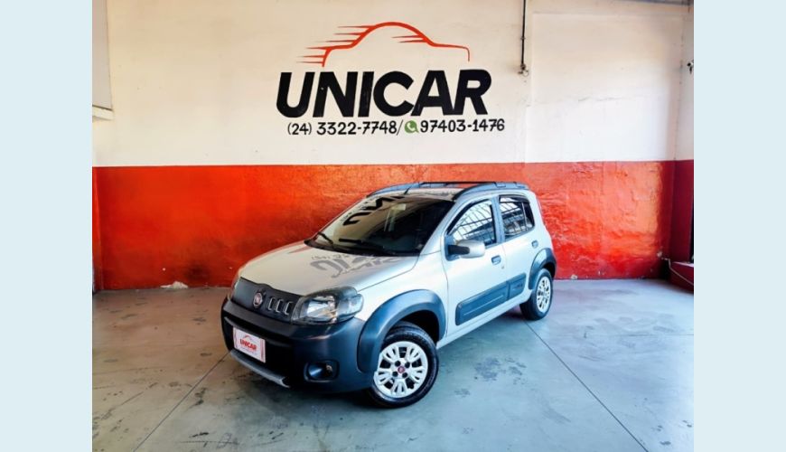 FIAT UNO FLEX MANUAL 4P - PRATA - 2014 Foto 8 (Grande)