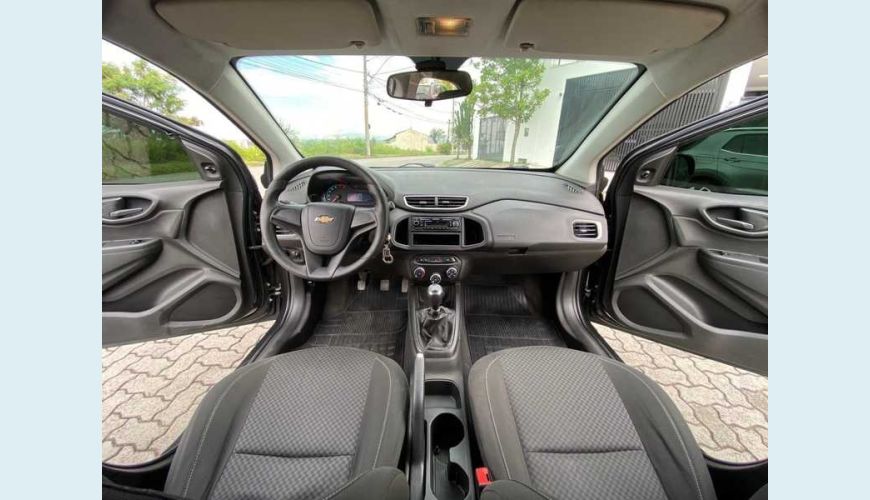 CHEVROLET CHEVROLET ONIX LT 1.0 FLEX MANUAL 4P - CINZA - 2018 Foto 8 (Grande)
