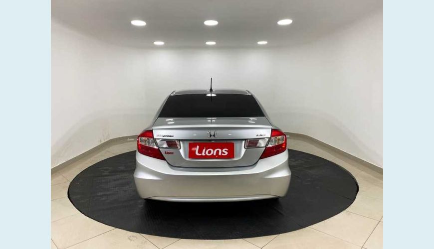 HONDA CIVIC NEW LXS 1.8 I-VTEC FLEX MANUAL 4P - PRATA - 2013 Foto 8 (Grande)