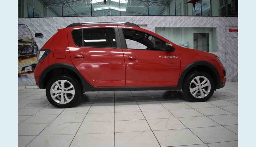 RENAULT SANDERO STEPWAY 1.6 8V FLEX MANUAL 4P - VERMELHO - 2017 Foto 8 (Grande)