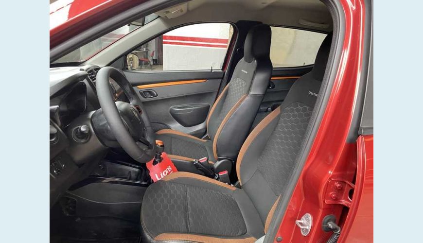 RENAULT KWID OUTSIDER 1.0 FLEX MANUAL 4P - VERMELHO - 2020 Foto 8 (Grande)