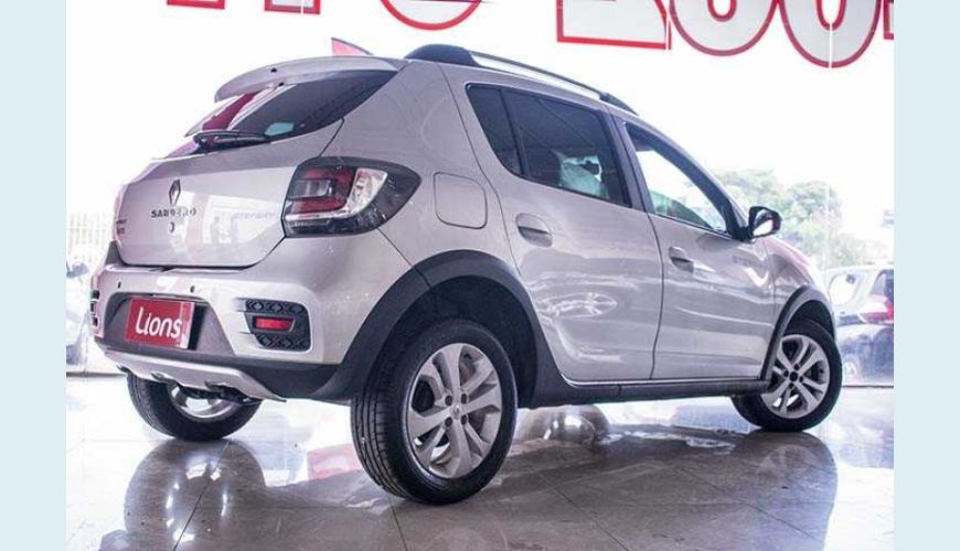 RENAULT SANDERO STEPWAY 1.6 16V SCE FLEX MANUAL 4P - PRATA - 2018 Foto 8 (Grande)