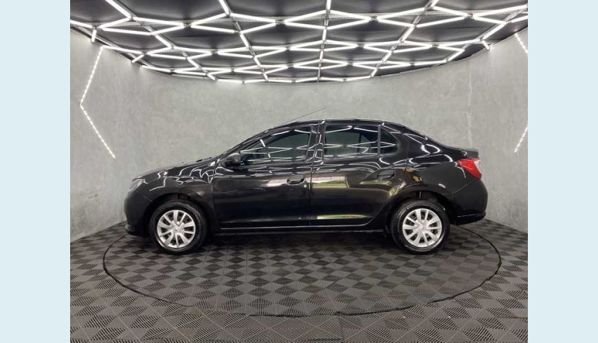 RENAULT LOGAN AUTHENTIQUE 1.0 12V FLEX MANUAL 4P - PRETO - 2020 Foto 8 (Grande)