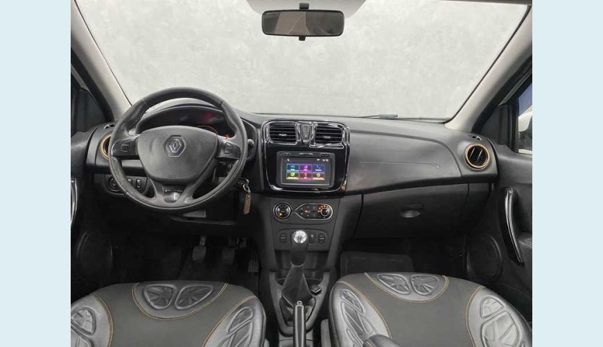 RENAULT SANDERO STEPWAY 1.6 16V SCE FLEX MANUAL 4P - BRANCO - 2017 Foto 8 (Grande)