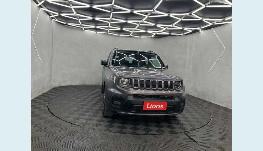 JEEP JEEP RENEGADE LONGITUDE T270 1.3 TURBO FLEX MANUAL 4P - CINZA - 2023 Foto 8 (Grande)
