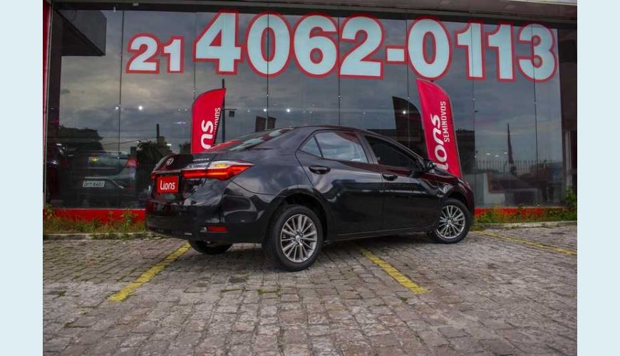 TOYOTA COROLLA GLI UPPER MULTI-DRIVE 1.8 FLEX AUT. 4P - PRETO - 2019 Foto 8 (Grande)