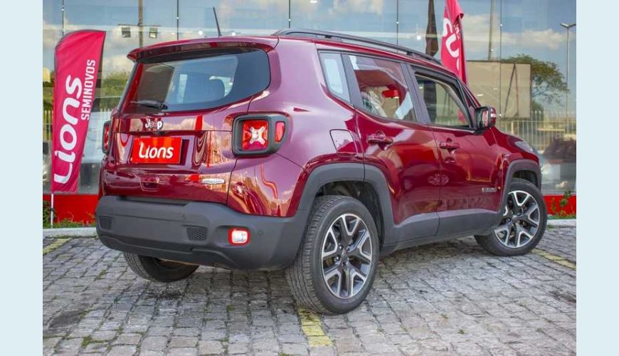 JEEP RENEGADE LONGITUDE 1.8 FLEX AUT. 4P - VERMELHO - 2020 Foto 8 (Grande)