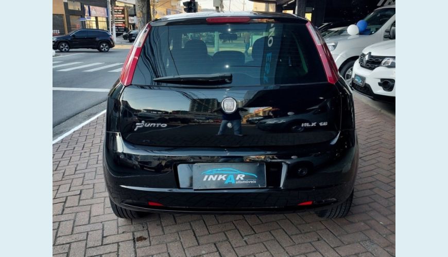 FIAT PUNTO FLEX MANUAL 4P - PRETO - 2008 Foto 8 (Grande)